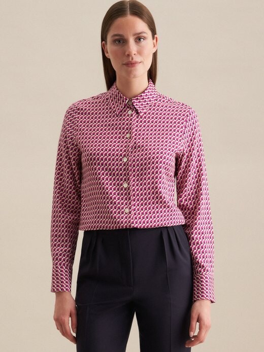 

Рубашка-Блузка с принтом Seidensticker, экрю