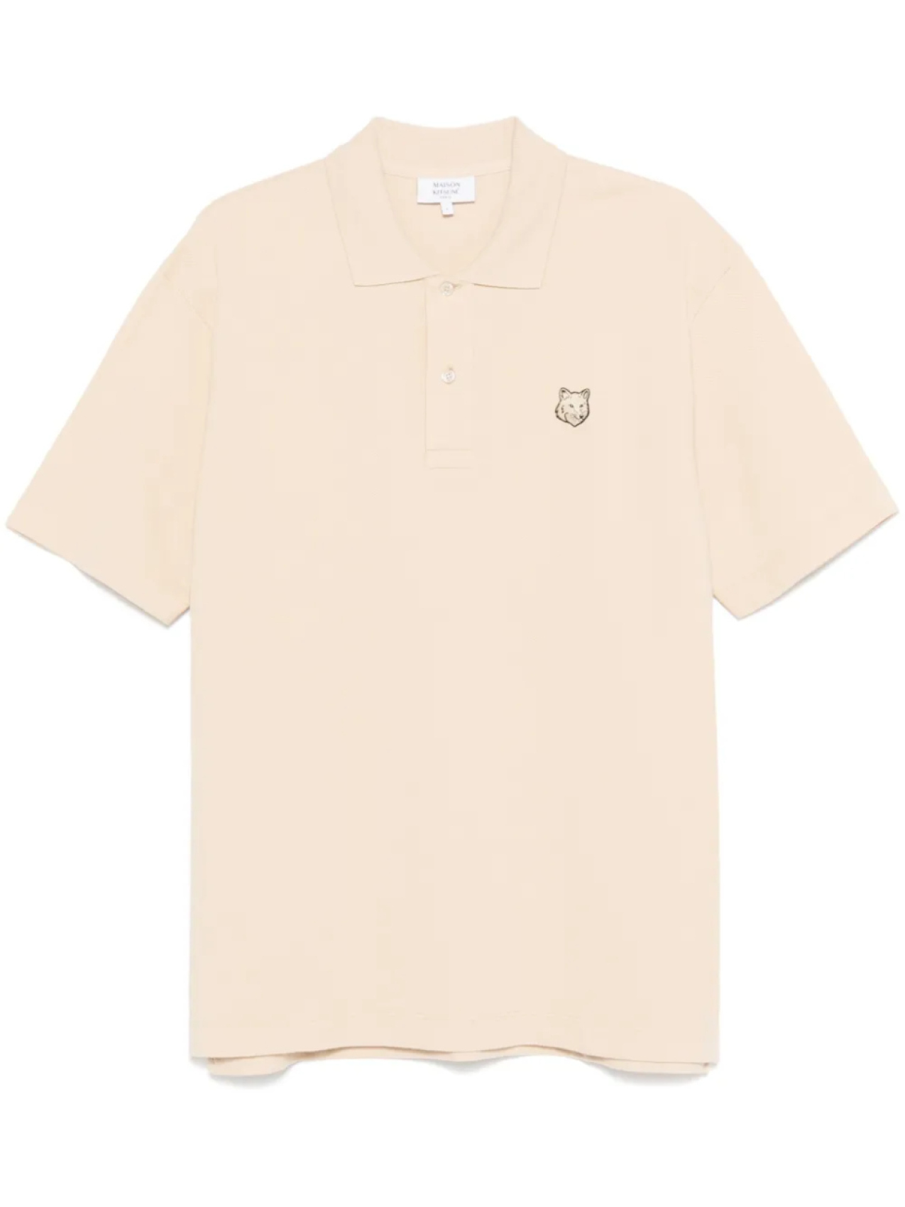 

Футболка-поло с нашивкой на голову Bold Fox Maison Kitsuné, нейтральный