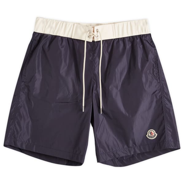 

Двухцветные нейлоновые шорты для плавания Moncler, синий