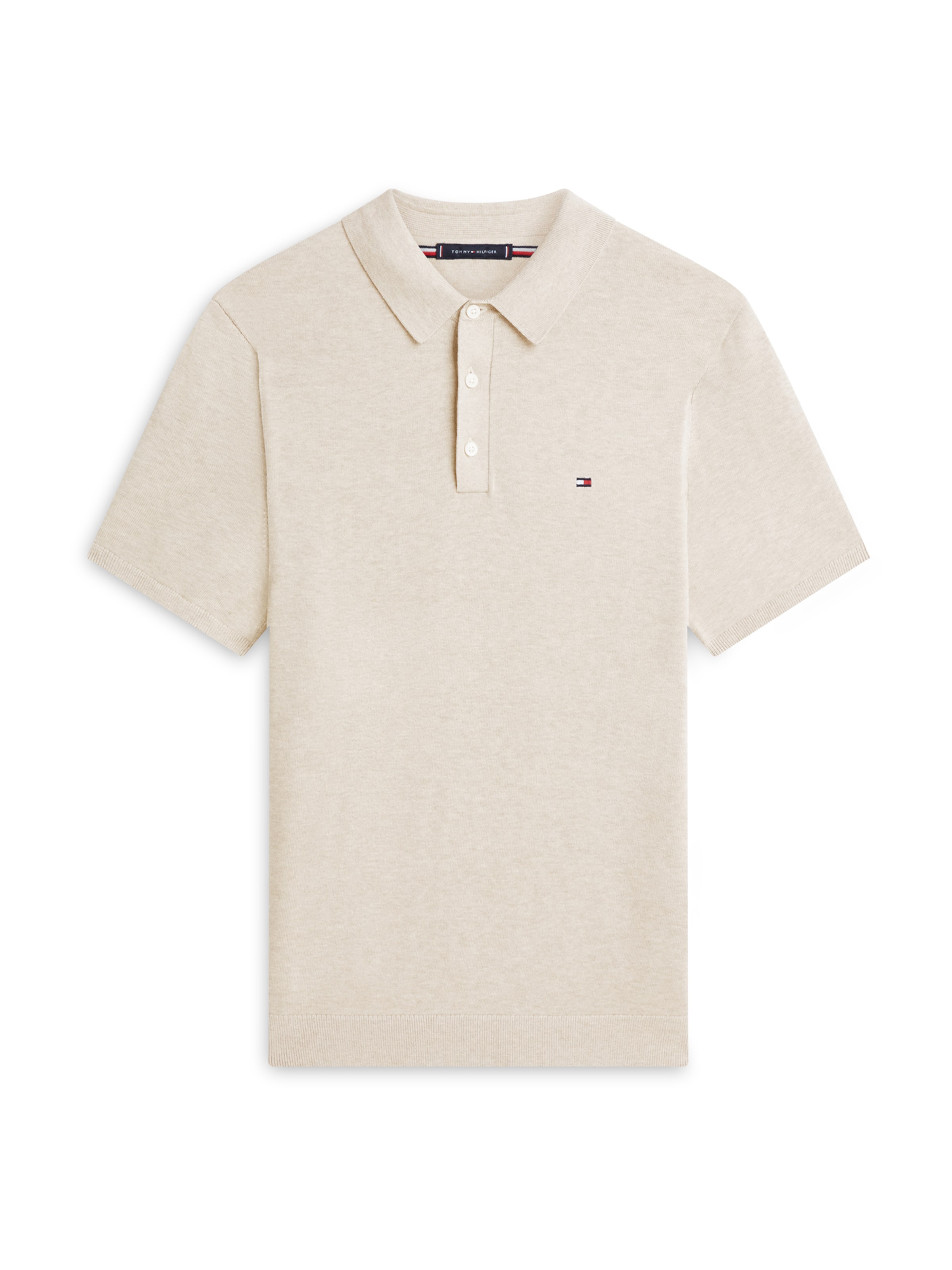 

TOMMY HILFIGER Свитер 'ESSENTIAL' в крапчатом бежевом цвете
