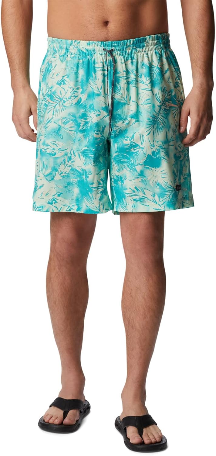 

Columbia мужские шорты Summertide Stretch Printed, Ice Green Sketchy Paradise