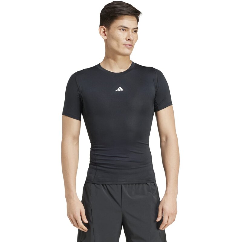 Тренировочная компрессионная рубашка Techfit Adidas, черный — фото 2
