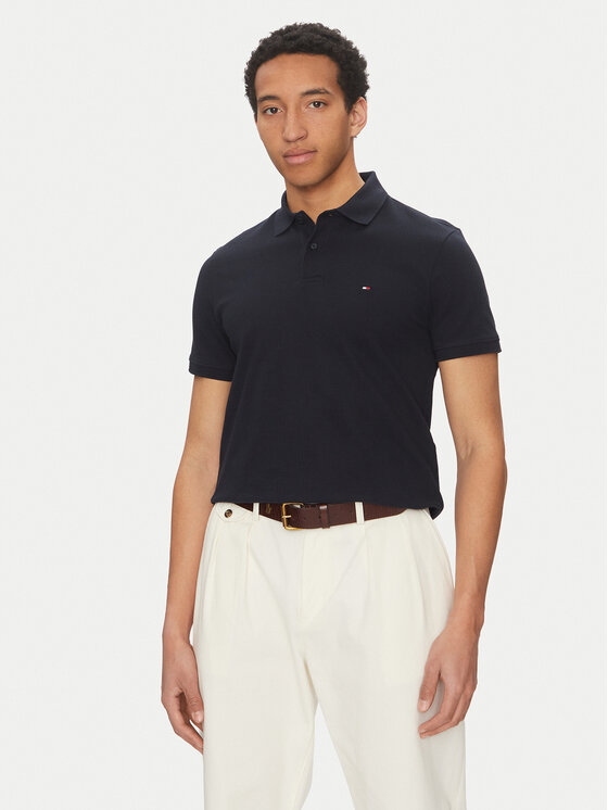 

Рубашка поло стандартный крой Vertical MW0MW38951 Tommy Hilfiger, синий