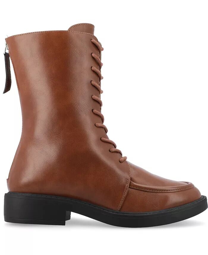 Женские армейские ботинки Nikks Lace Up Journee Collection, коричневый — фото 2