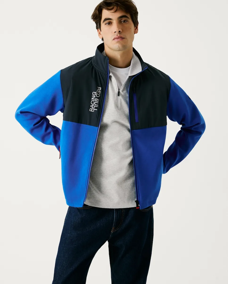 

Мужская гибридная куртка в стиле колор-блок Pepe Jeans, синий