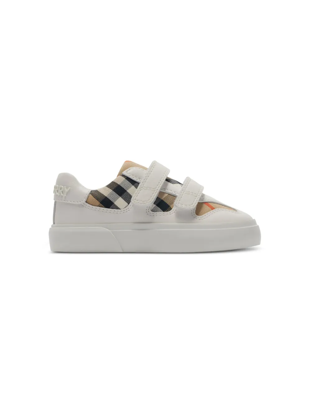 

Кроссовки в клетку BURBERRY KIDS, белый