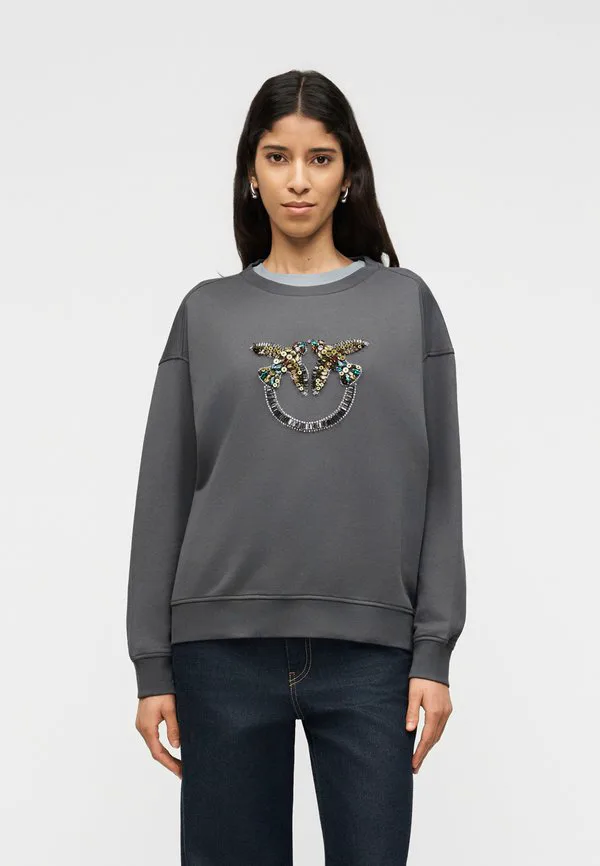 

Толстовка нелли Pinko, Grigio, Розовый, Толстовка нелли Pinko, Grigio