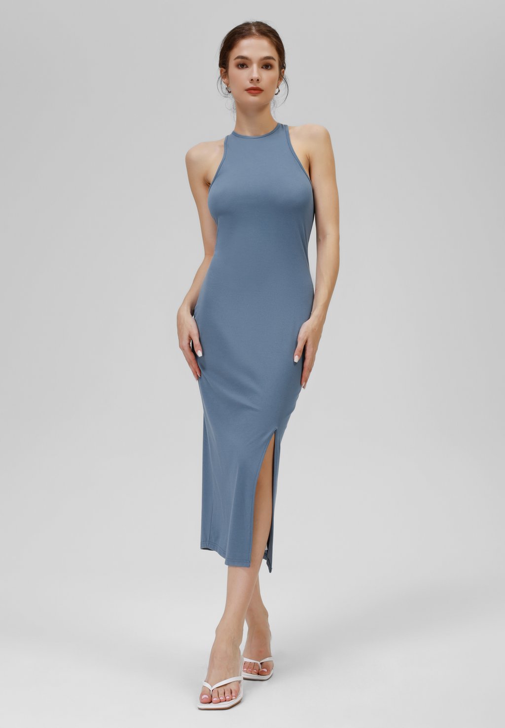 

Платье из джерси Even&Odd by Zalando, светло-голубой