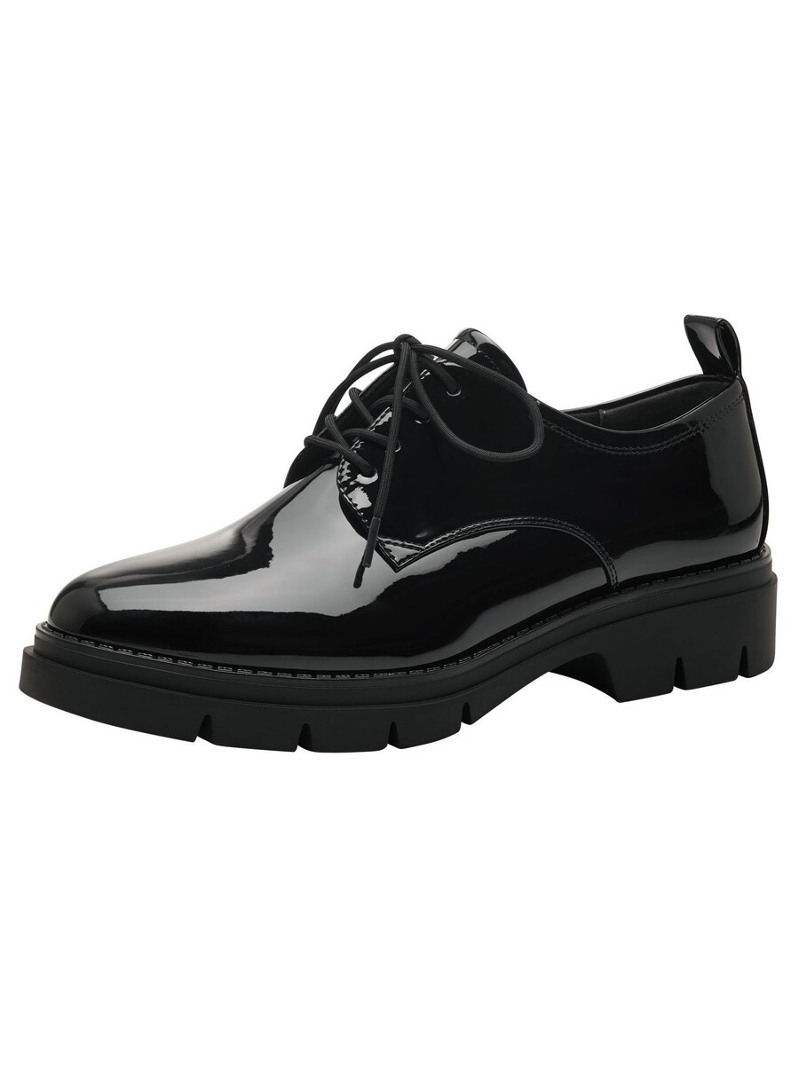 Туфли на шнуровке Tamaris, Black