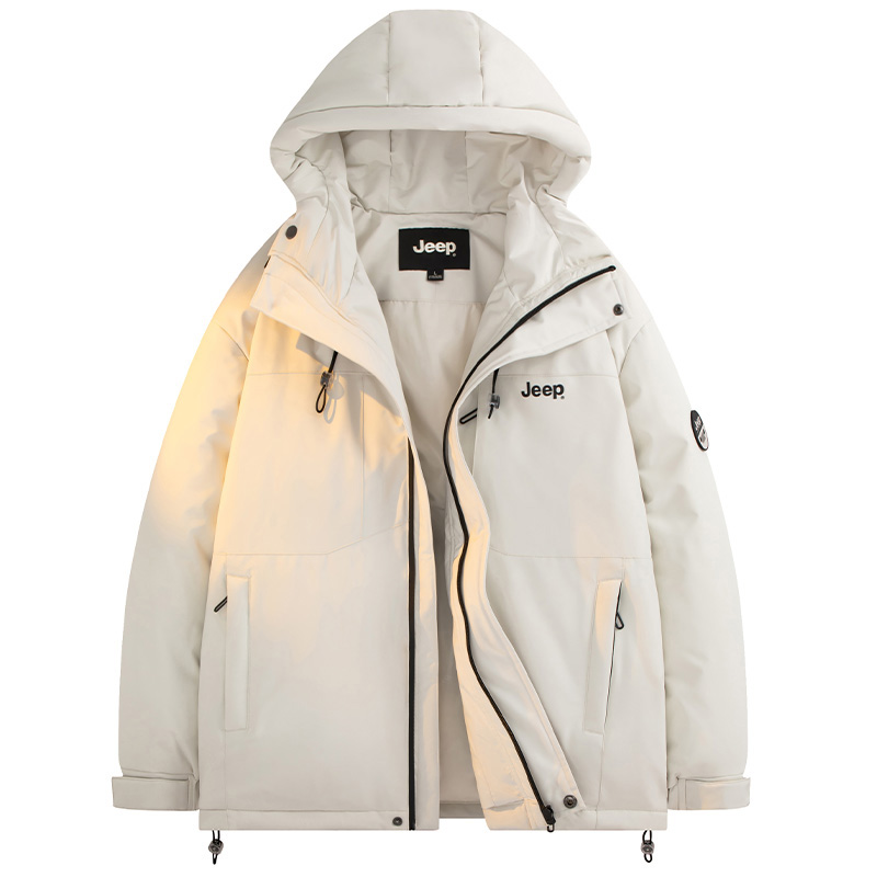 

Jeep Унисекс пуховик, Beige Gray (90 Fleece, Quality Recommendation)