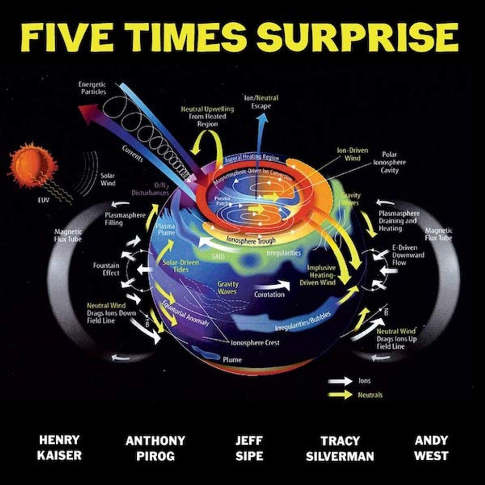 

Диск CD Five Times Surprise - Henry Kaiser, Anthony Pirog, Jeff Sipe, Tracy Silverman, Andy West