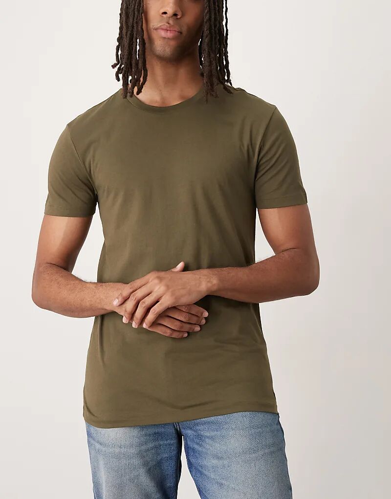 Комплект из 3 футболок Polo Ralph Lauren с логотипом в зеленом цвете — фото 2