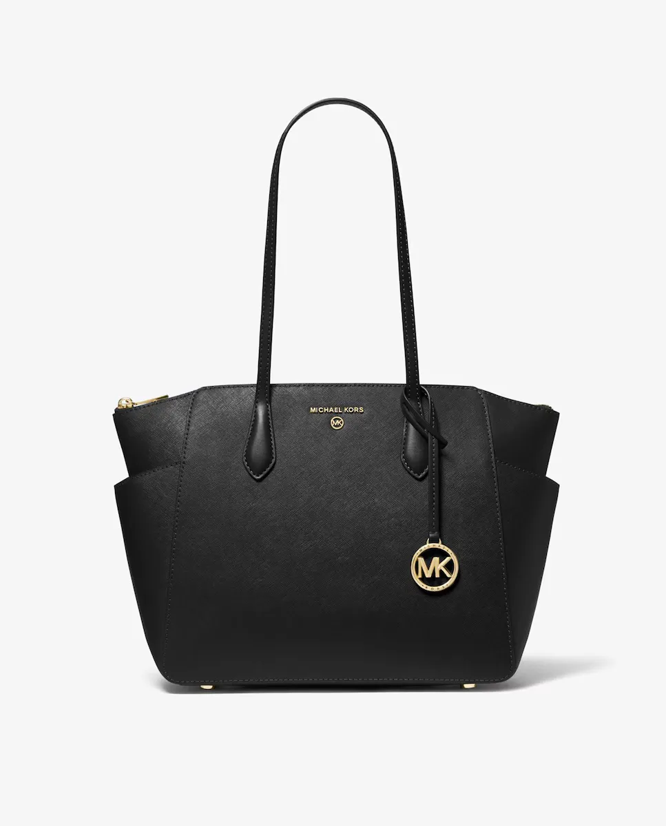 

Кожаная сумка через плечо Marilyn Michael Michael Kors, черный