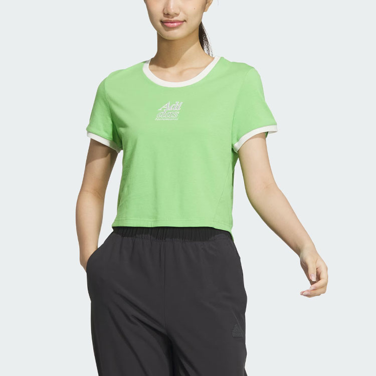 Футболка женская Sour Green Adidas — фото 3