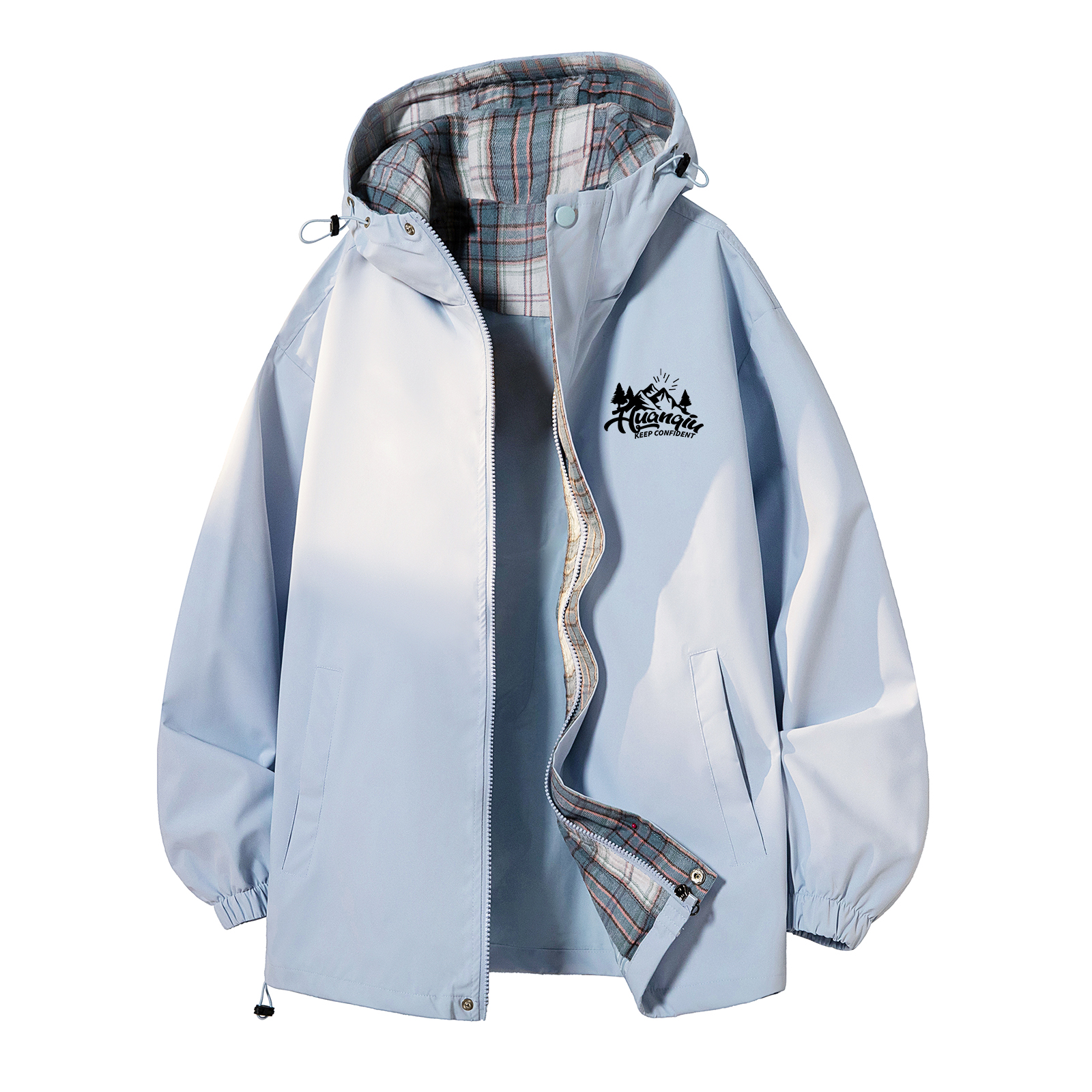 

Куртка Unisex Hooded Moderate HUANQIU, moonсветло-синий