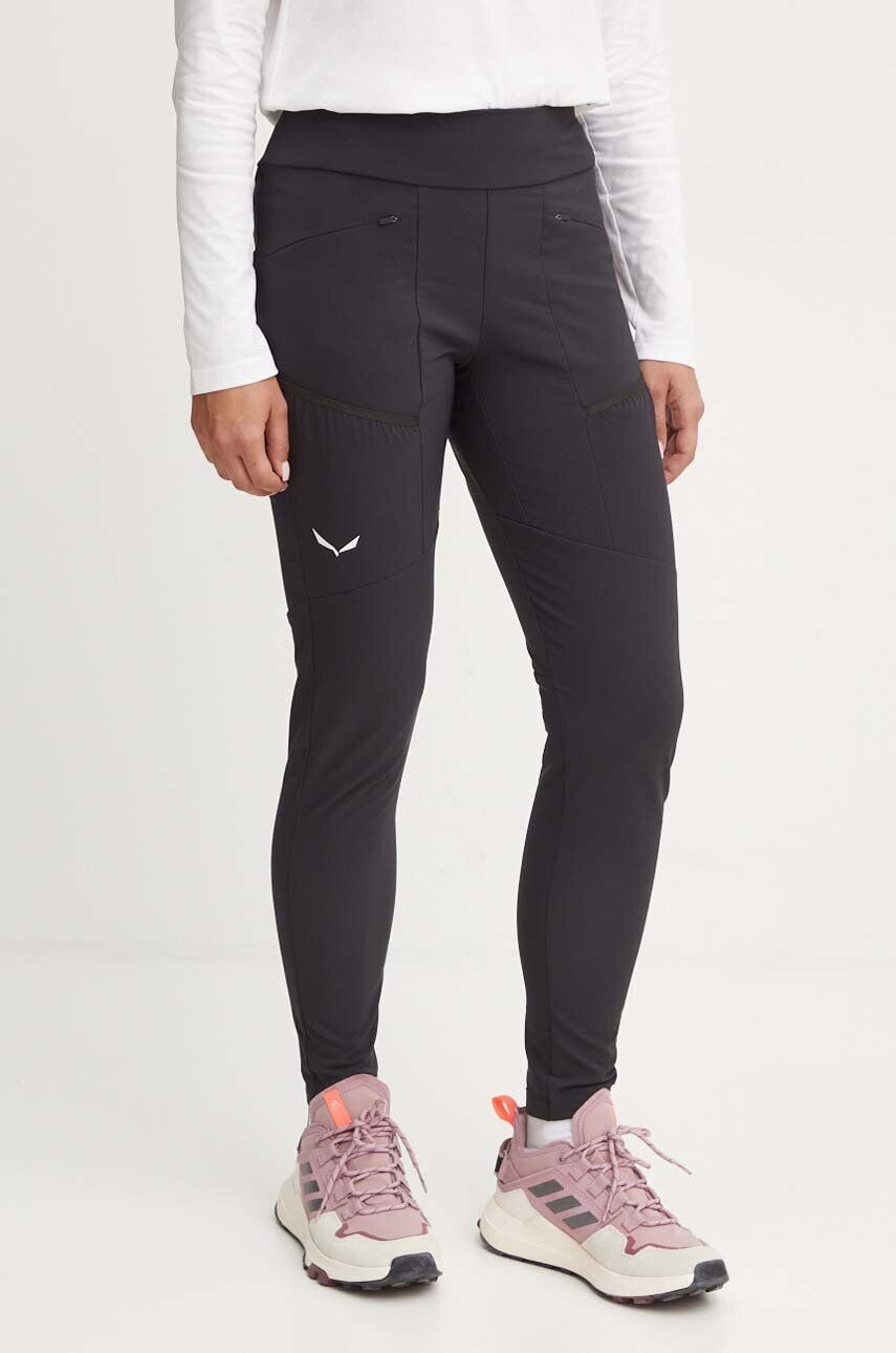 

Уличные брюки Puez Warm Durastretch Cargo Salewa, черный