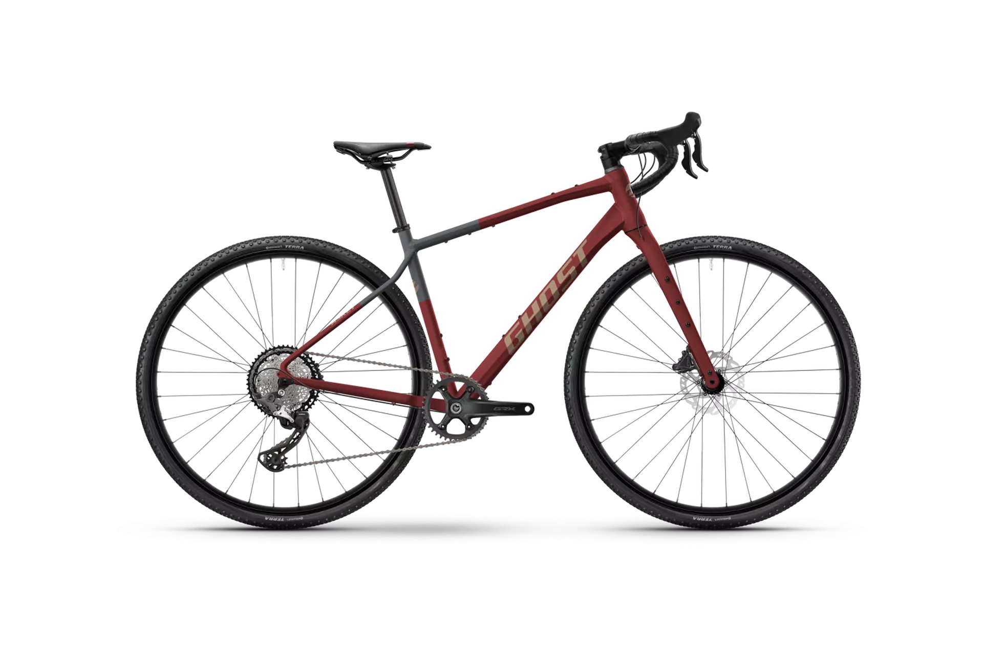 

Гравийный велосипед Ghost Asket - 28 дюймов - diamant - 2026, rot | deep crimson/gunmetal gray matt