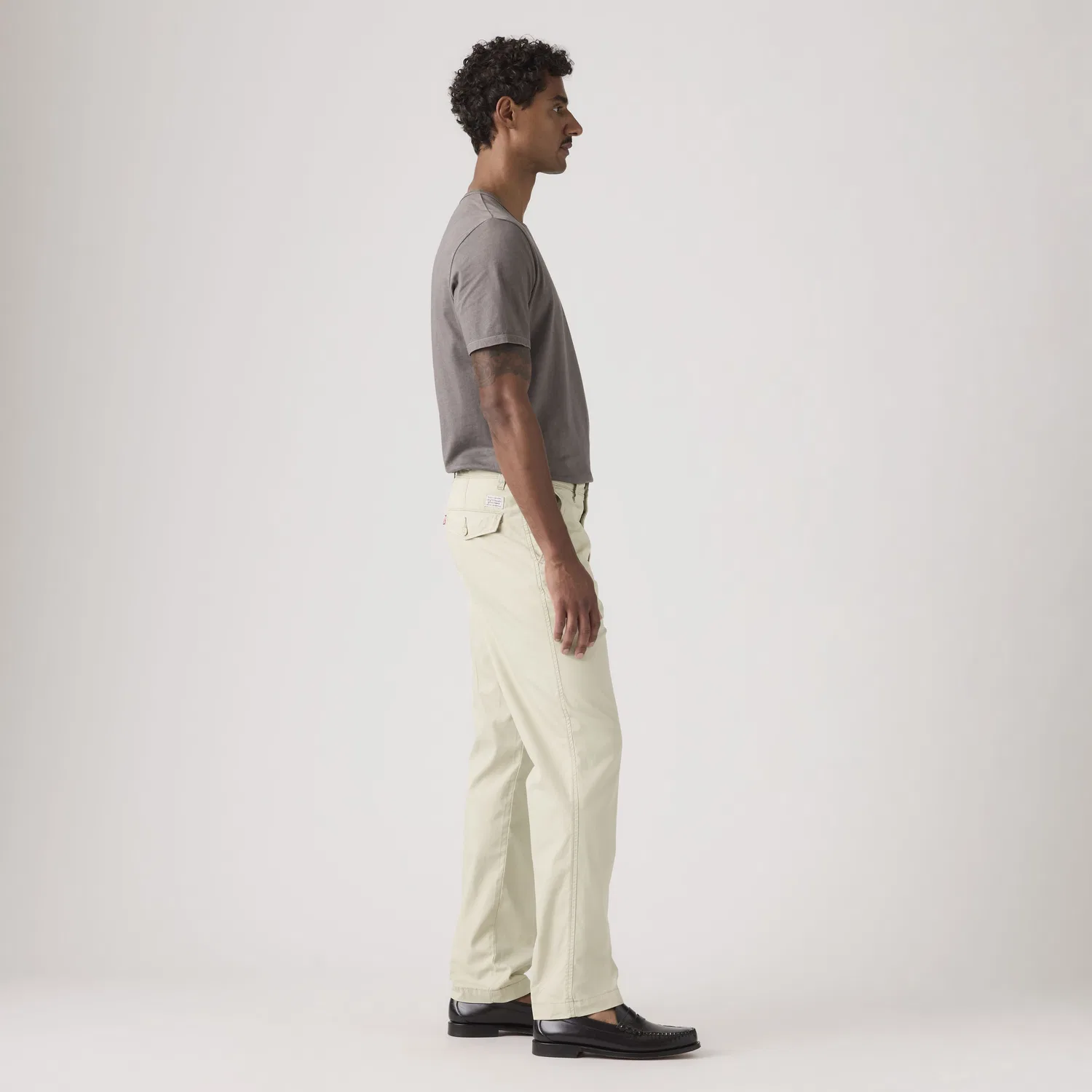 Мужские брюки Xx Chino Authentic Relaxed Lightweight Levi's, White — фото 4