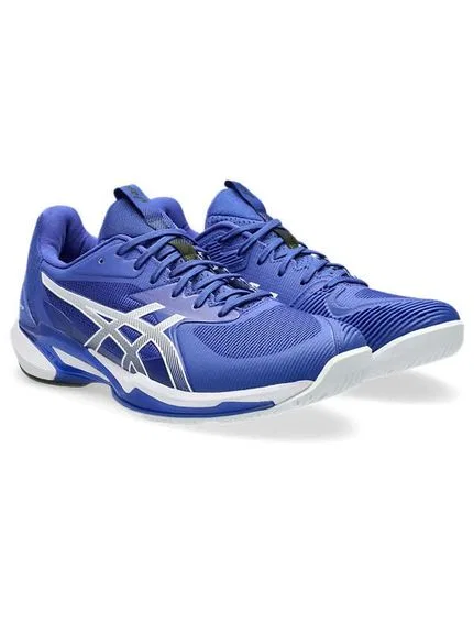 Мужские кроссовки для тенниса «Solution Speed FF 3» от ASICS, Blue Expanse/Whi