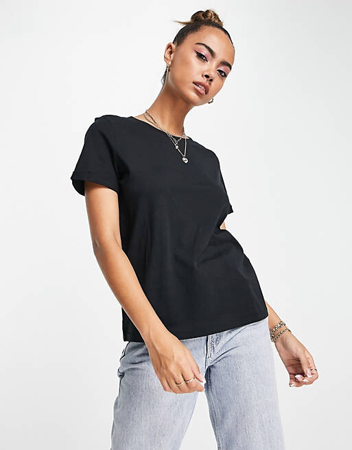 

Черная футболка Vero Moda, Черный, Черная футболка Vero Moda
