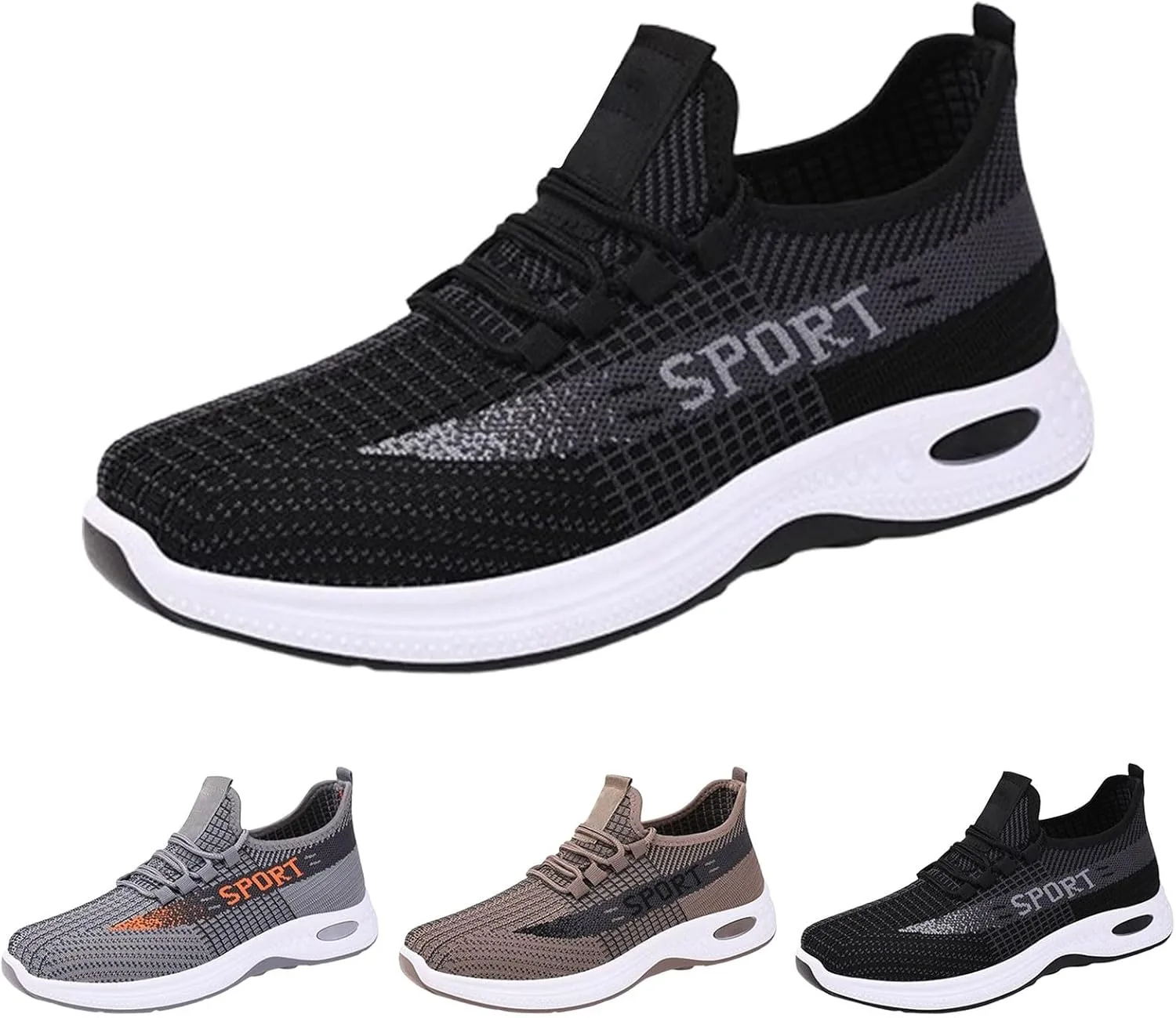 Мужские спортивные кроссовки Generisch, черный — фото 2