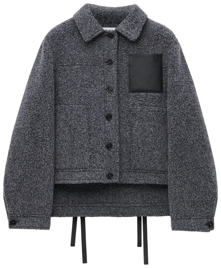

Куртка Loewe Wool Jacket 'Dark Grey', серый