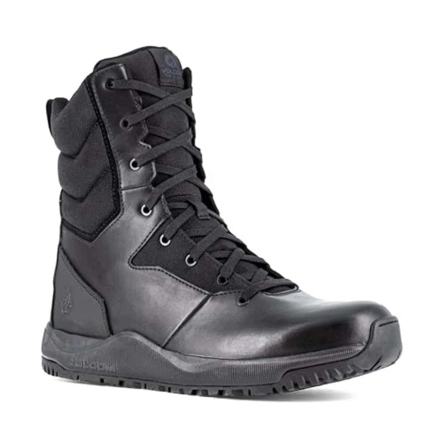 Мужские тактические рабочие ботинки Volcom Street Shield VM30705 W из черной кожи, высота подошвы 8 дюймов, модель VER871