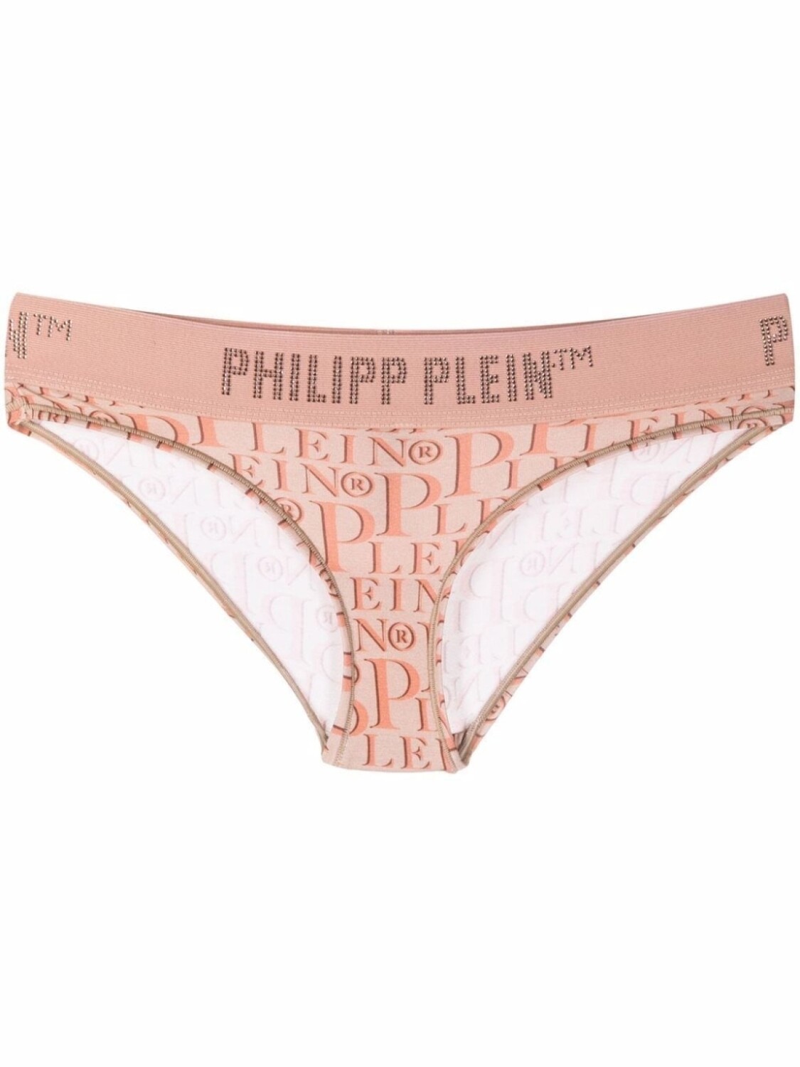 Philipp Plein трусы-брифы с логотипом, нейтральный цвет