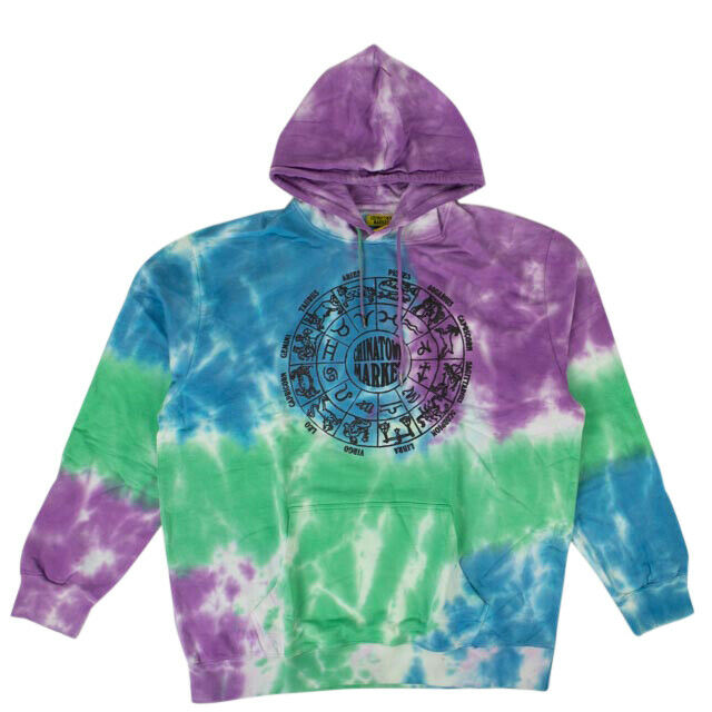 

Толстовка с капюшоном Chinatown Market Zodiac - Tie Dye, цвет multi