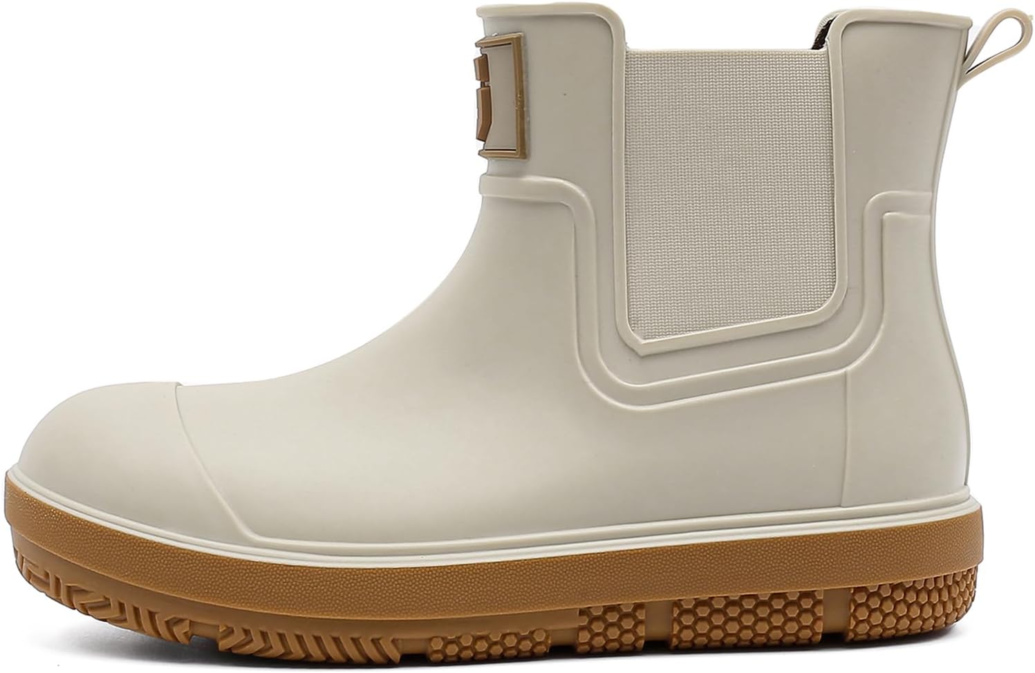 

HSBDNZQ сапоги-дек для дождя для мужчин и женщин, короткие водонепроницаемые резиновые сапоги, противоскользящие легкие водные туфли унисекс, оригинальные садовые сапоги Chelsea, прочные рыболовные сапоги для улицы, сапоги для грязи, хаки