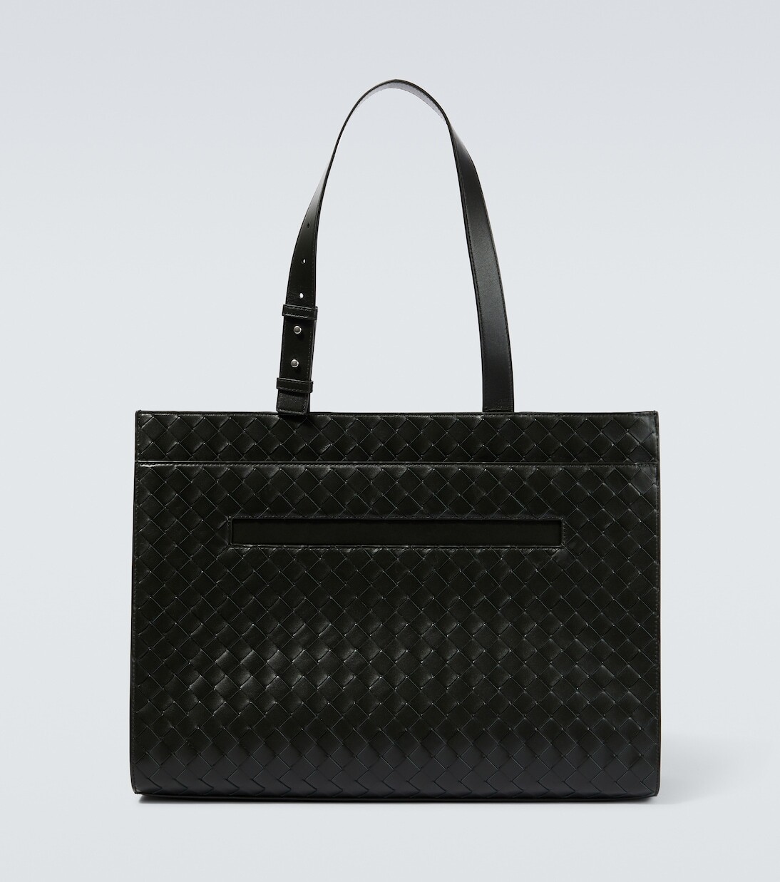 

Кожаная большая сумка Bottega Veneta, зеленый