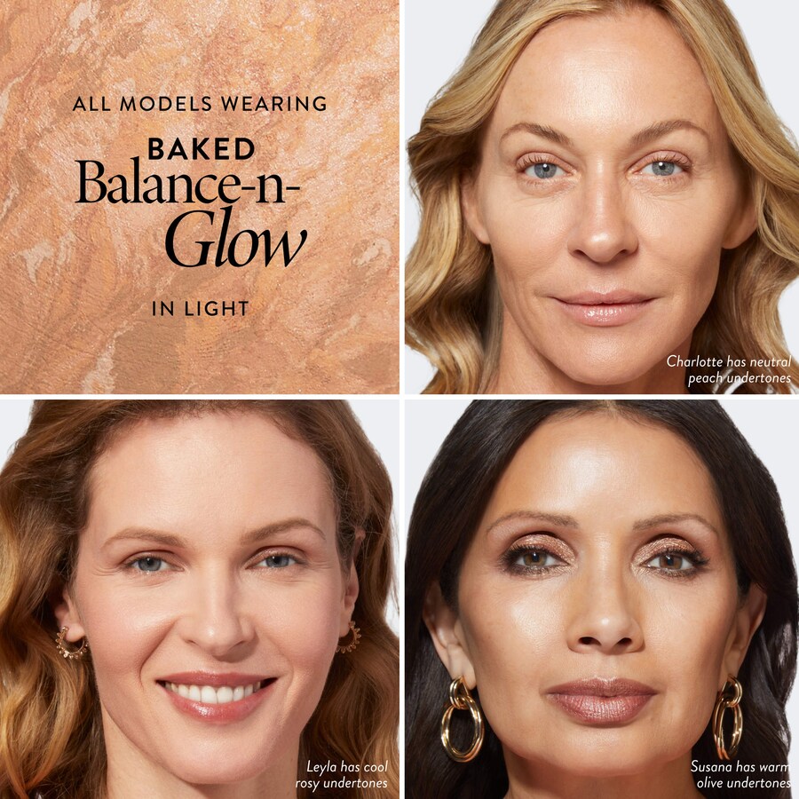 Запеченная пудра-основа Balance and Glow Illuminating Baked Powder Foundation Laura Geller, 0.28 oz/8.0 g, Light — фото 3