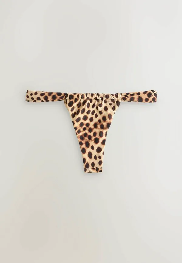 Трусики от бикини танга Next, Brown Leopard Print — фото 2