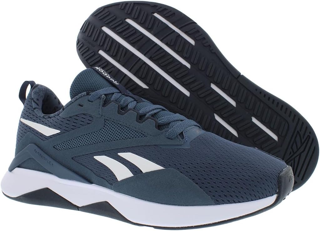 Мужские кроссовки Reebok Nanoflex Tr 2.0, белый/синий — фото 2