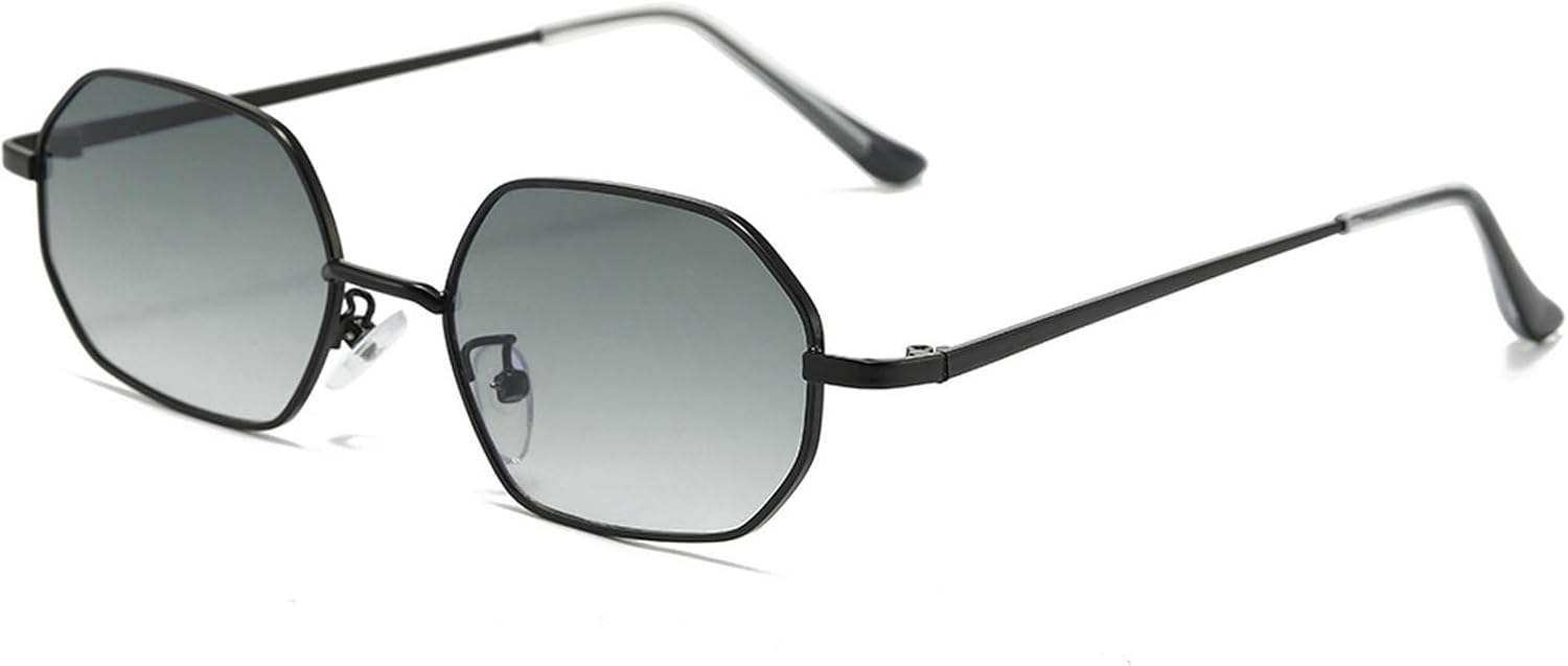 

Модные металлические многоугольные солнцезащитные очки для женщин и мужчин, золотистые, винтажные, неправильной формы, маленькие, ретро, ​​шестиугольные солнцезащитные очки mincl, C9