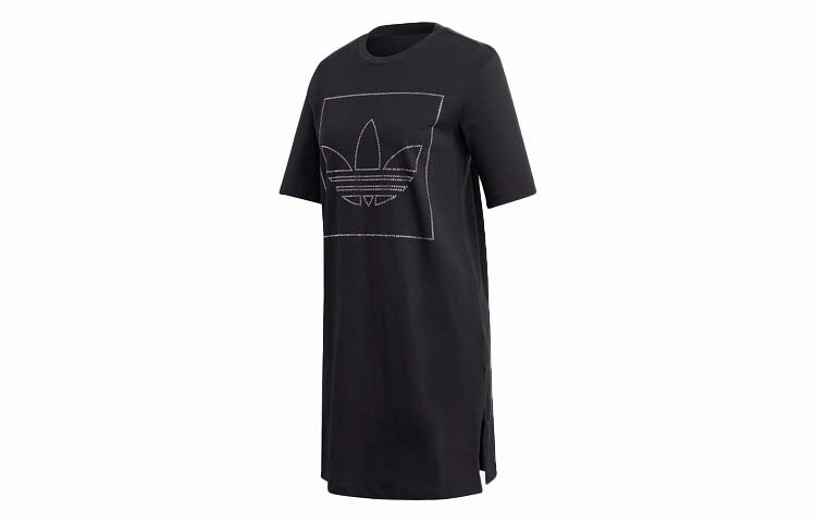 

Adidas Originals Женские шорты-платье с рукавами, цвет Black