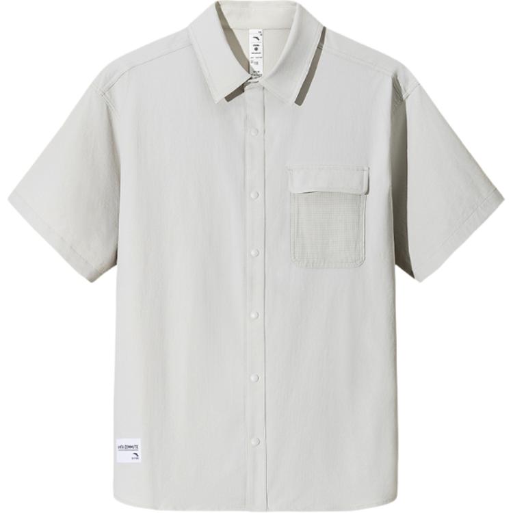 

Рубашка для разнообразных тренировок мужская Light Sand Gray ANTA, серый