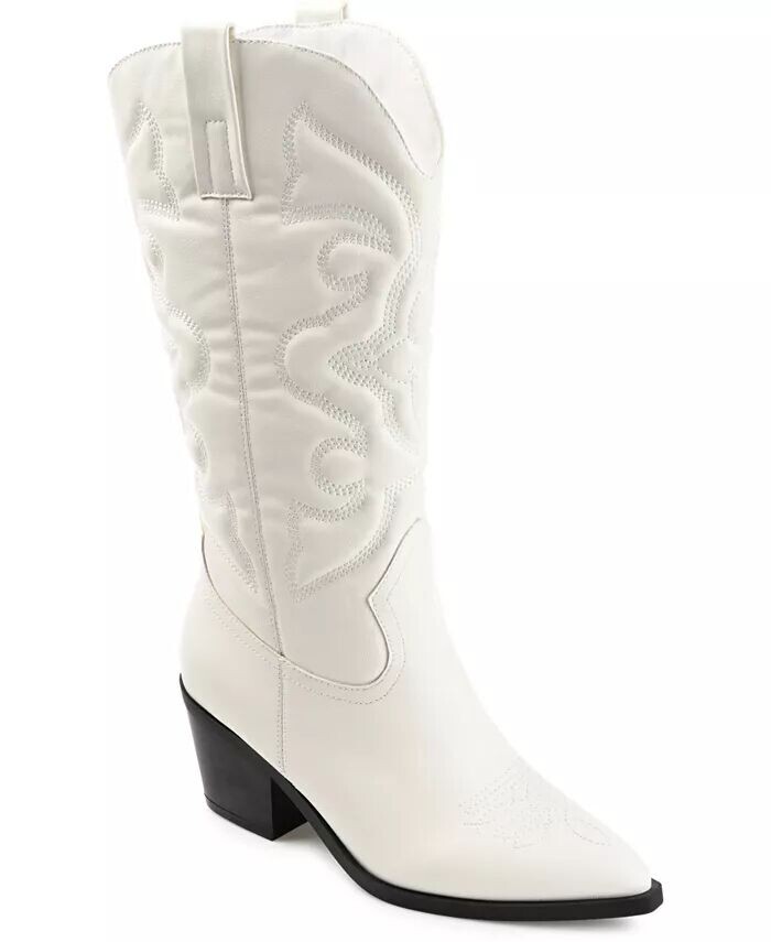 Женские сапоги Chantry Mid Shaft Western Journee Collection, белый