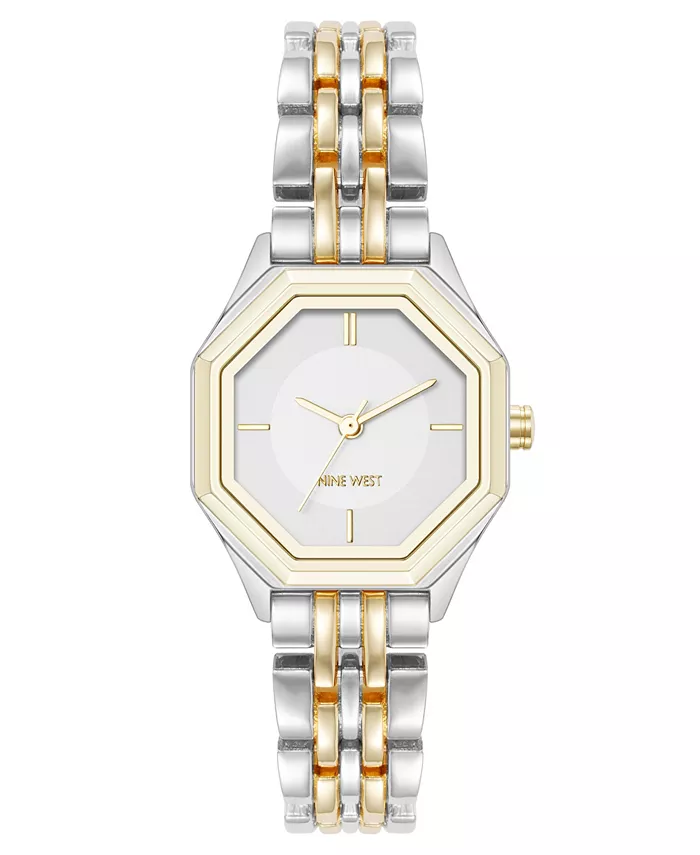 

Женские часы Quartz с изысканным серебристым и золотистым металлическим сплавом, 28 мм Anne Klein