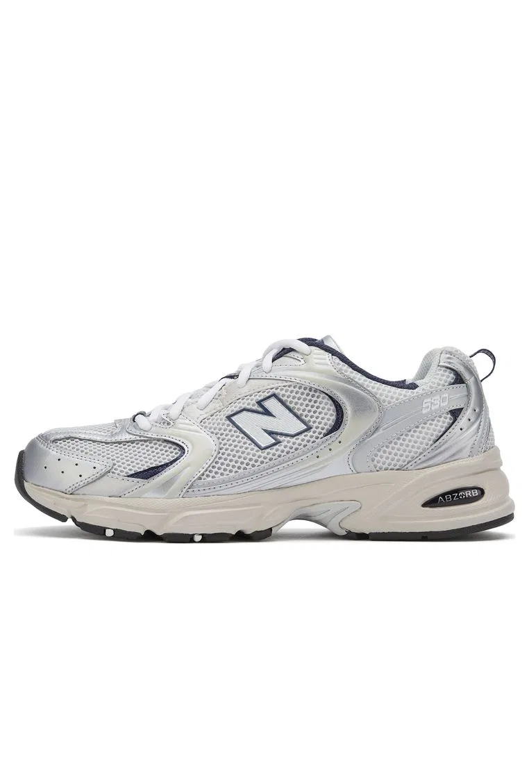 Кроссовки, серебристые, New Balance 530 — фото 3