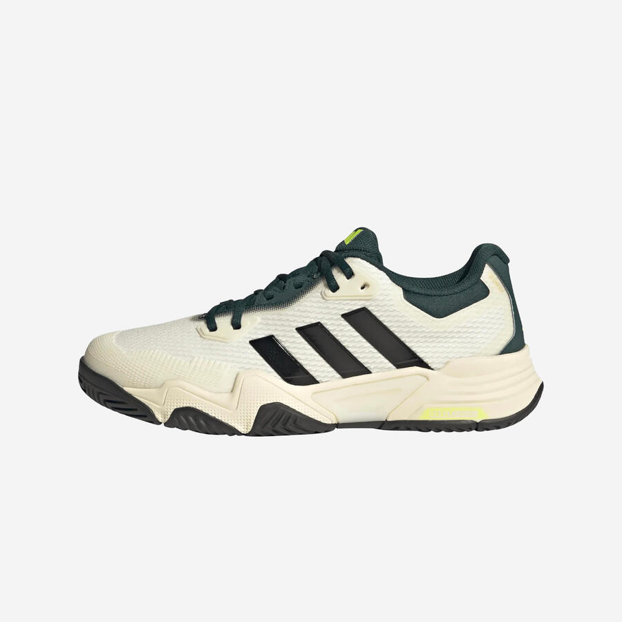 Мужские теннисные кроссовки для мультикорта — ADIDAS Solematch Control 2, белые/зелёные
