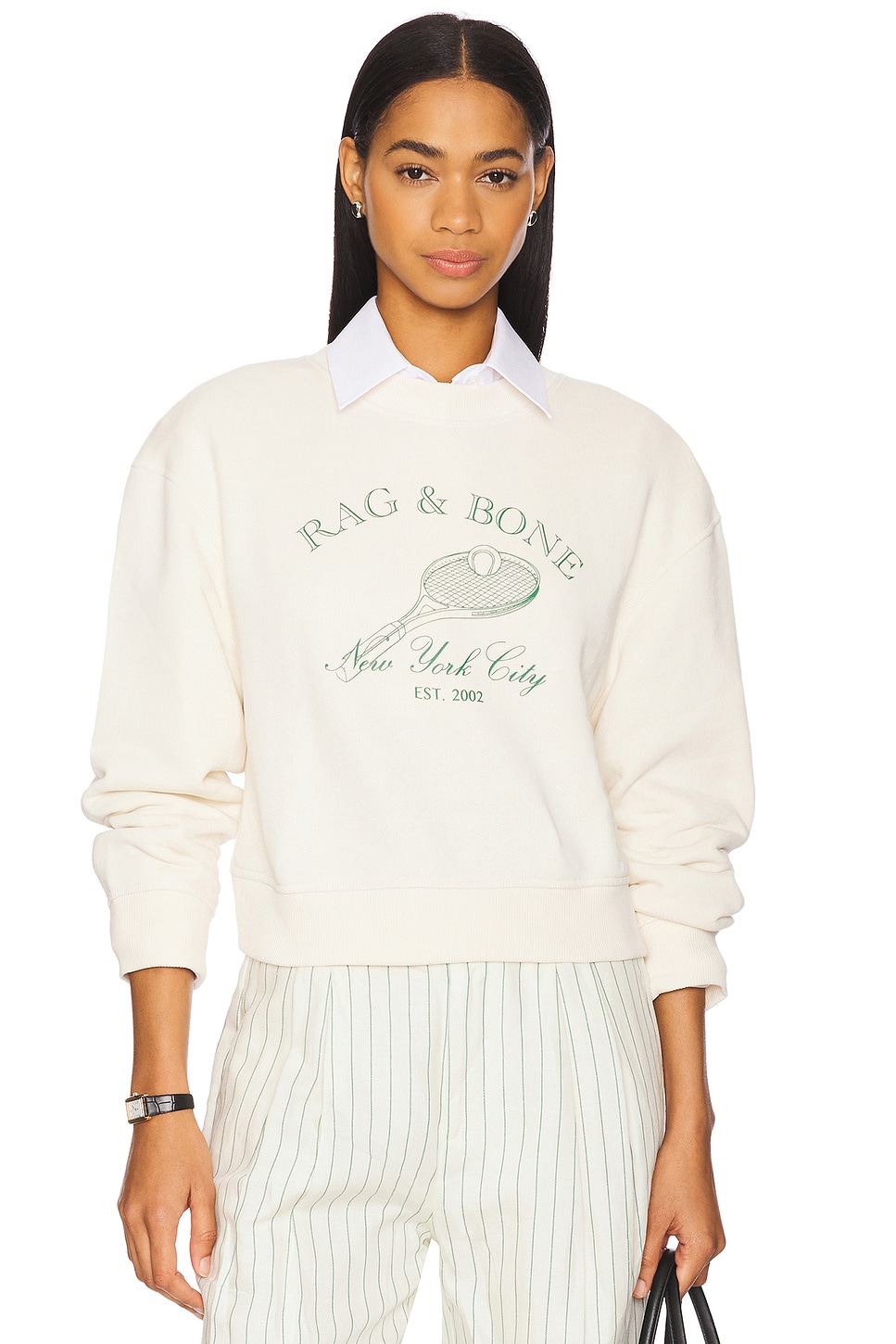 

Толстовка "Rb raquet" от Rag & Bone, ivory