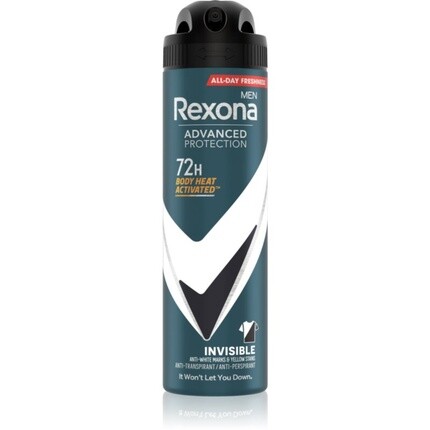 

Rexona Men Advanced Protection Невидимый антиперспирант 150 мл - Rexona, защита 72 часа