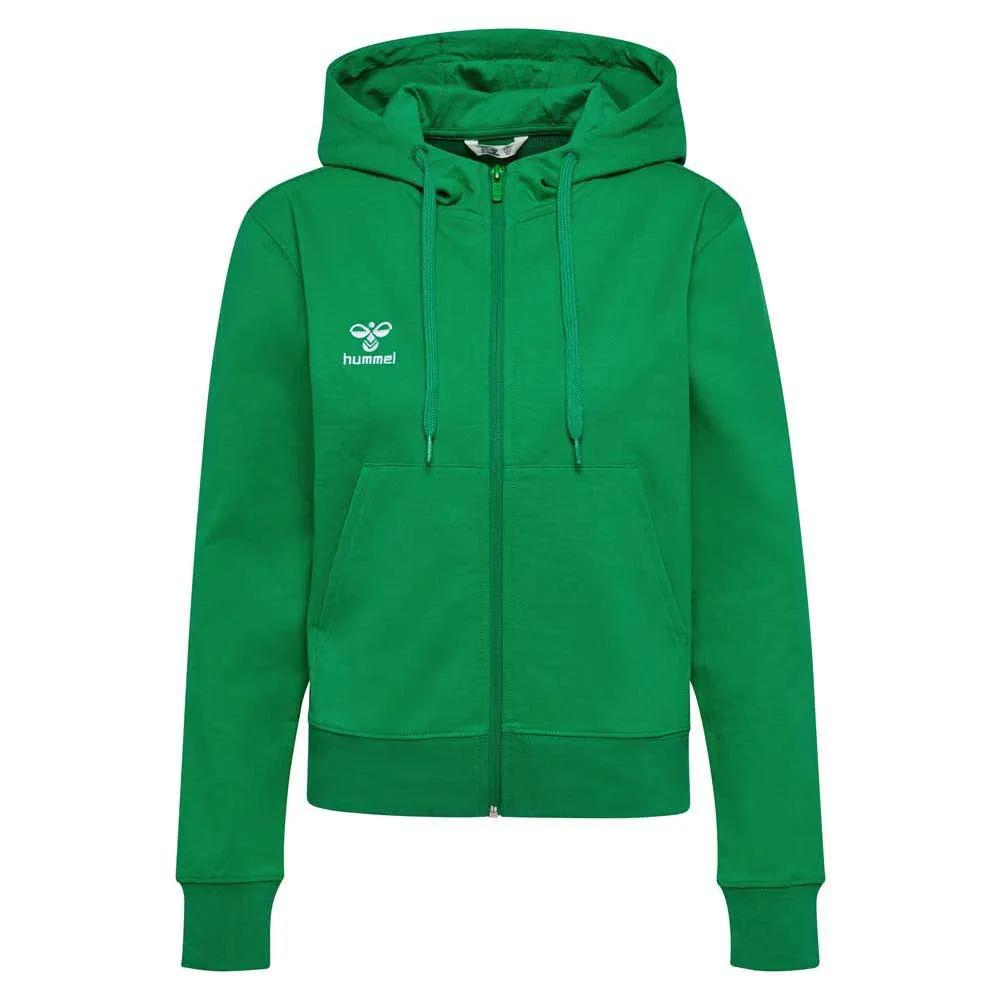 

Толстовка Hummel Go 2.0 full zip, зеленый