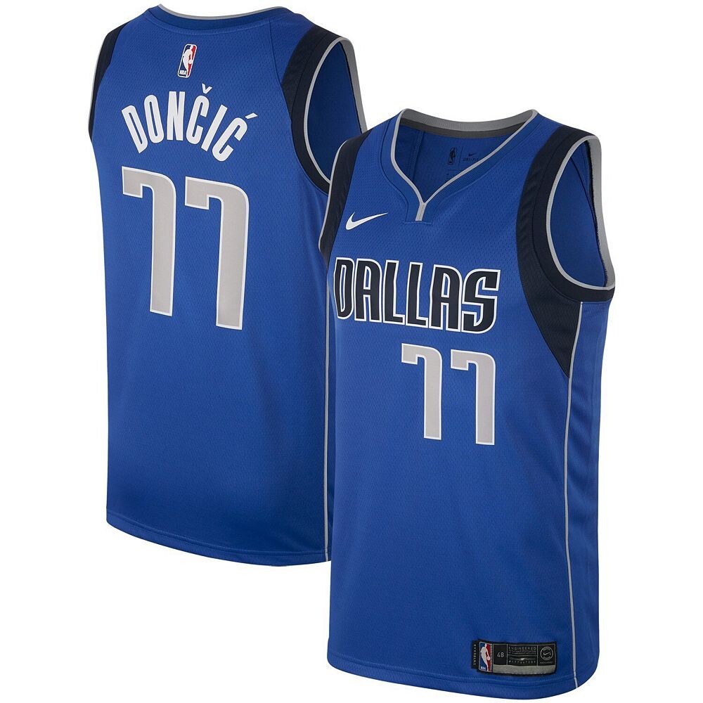 

Мужская майка Nike Luka Doncic Royal Dallas Mavericks Swingman, цвет Mav Blue