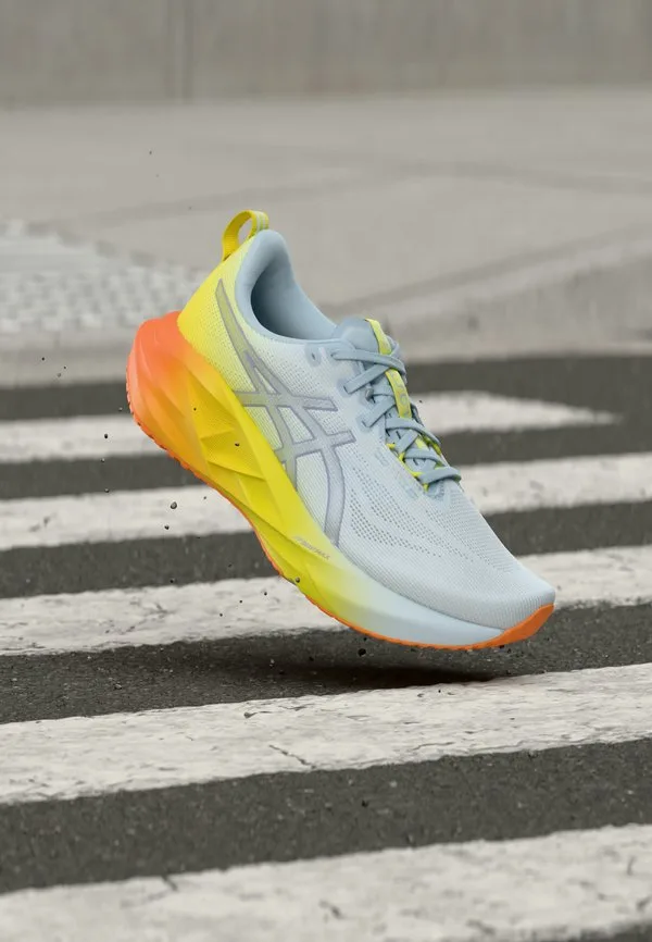 Кроссовки для бега по шоссе novablast 5 Asics, Sky/Lemon Spark