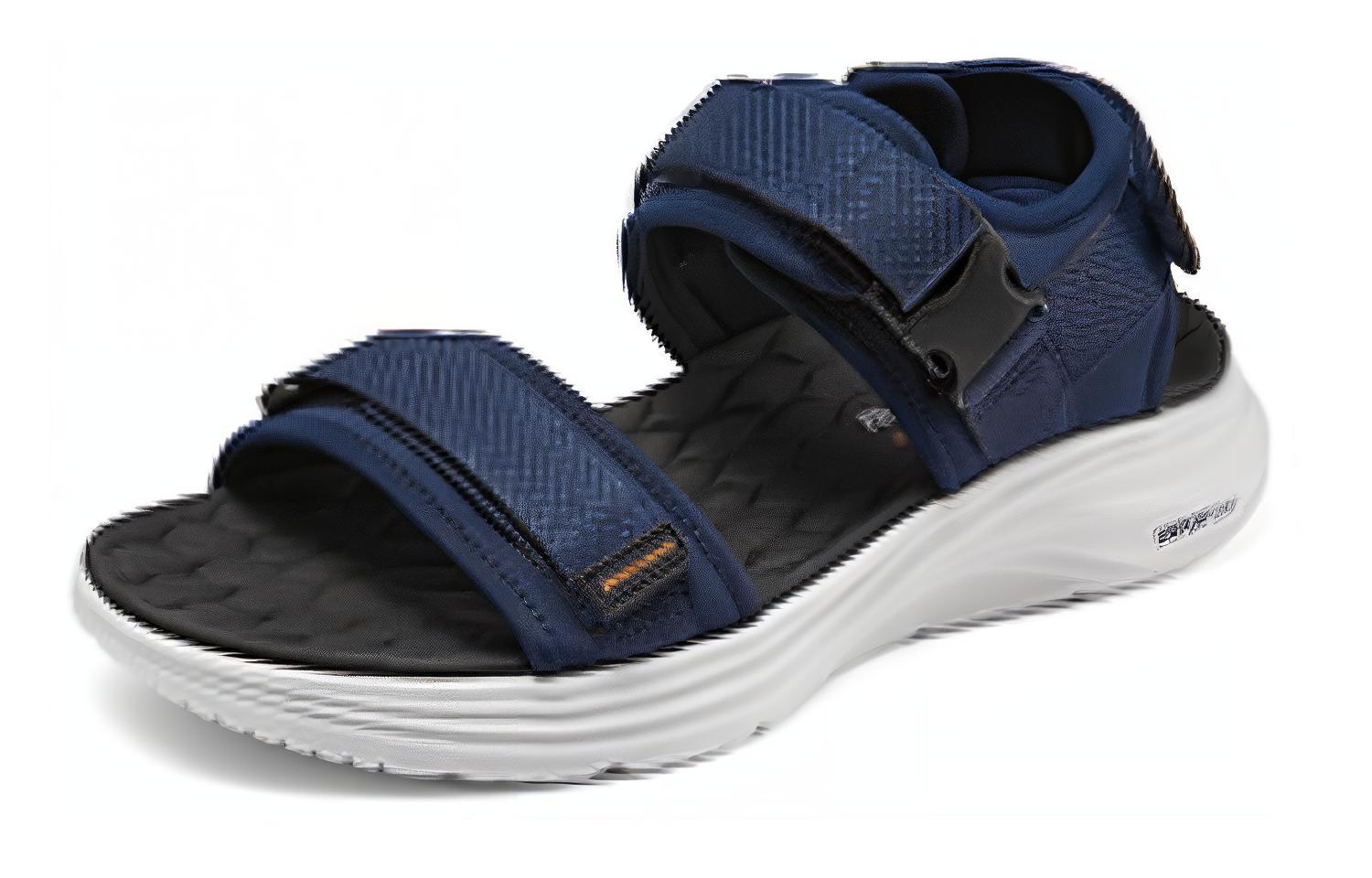 Skechers Пляжные сандалии мужские темно-синие морские, цвет Marine Blue — фото 4