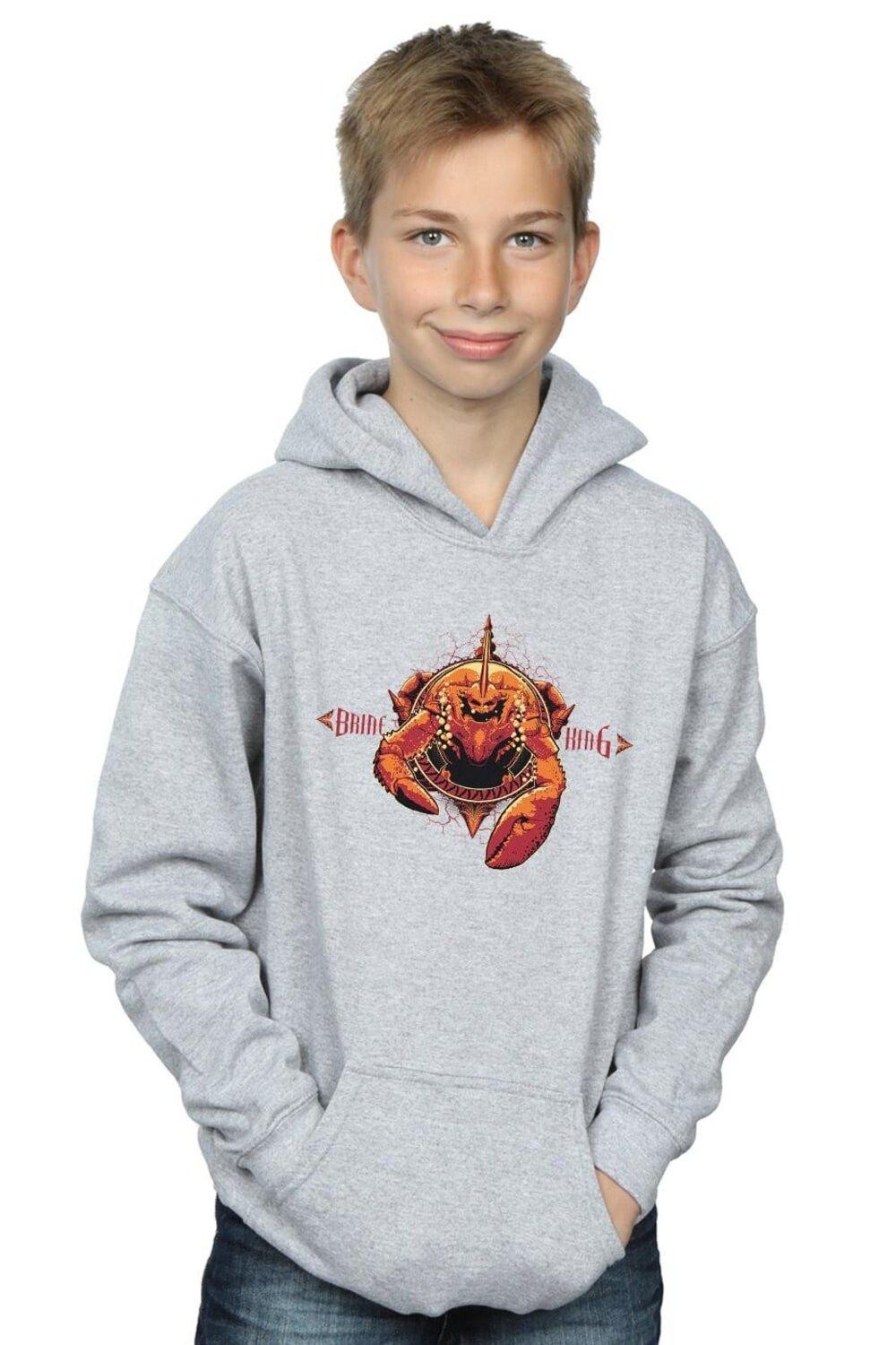 

Толстовка «Аквамен Brine King» DC Comics, серый