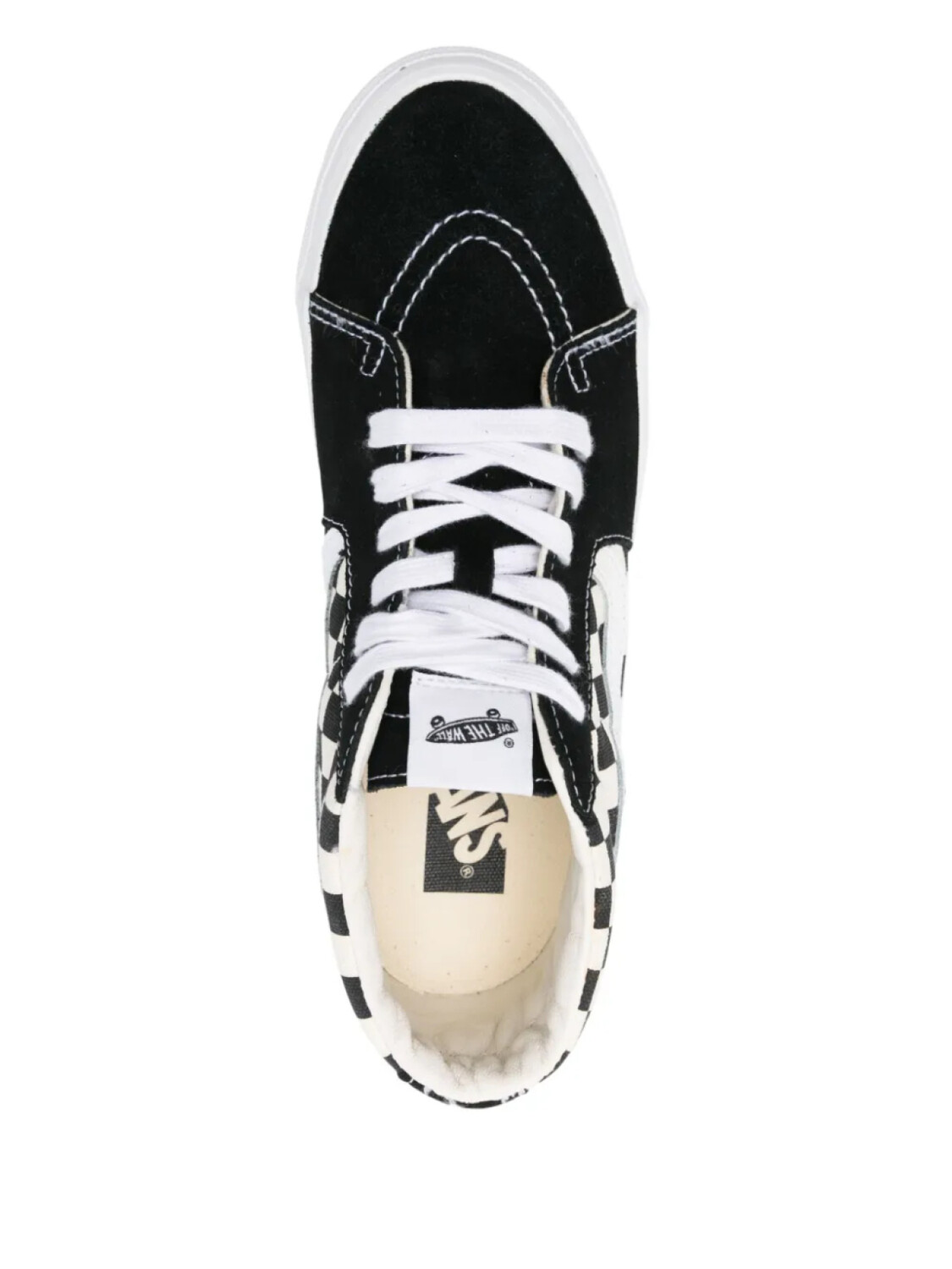 Кроссовки Vans SK8-Mid Reissue 83, черный — фото 4