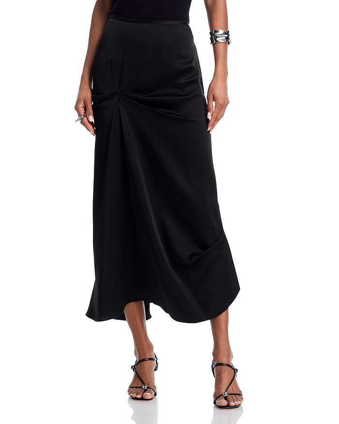 

Юбка с драпировкой Victoria Beckham, черный